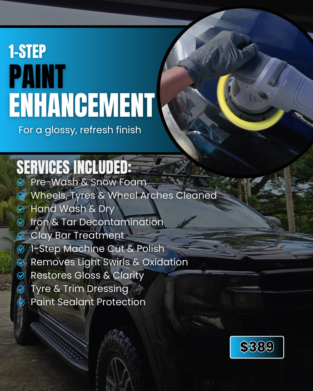 1 step paint enhancement package in Suva, Fiji