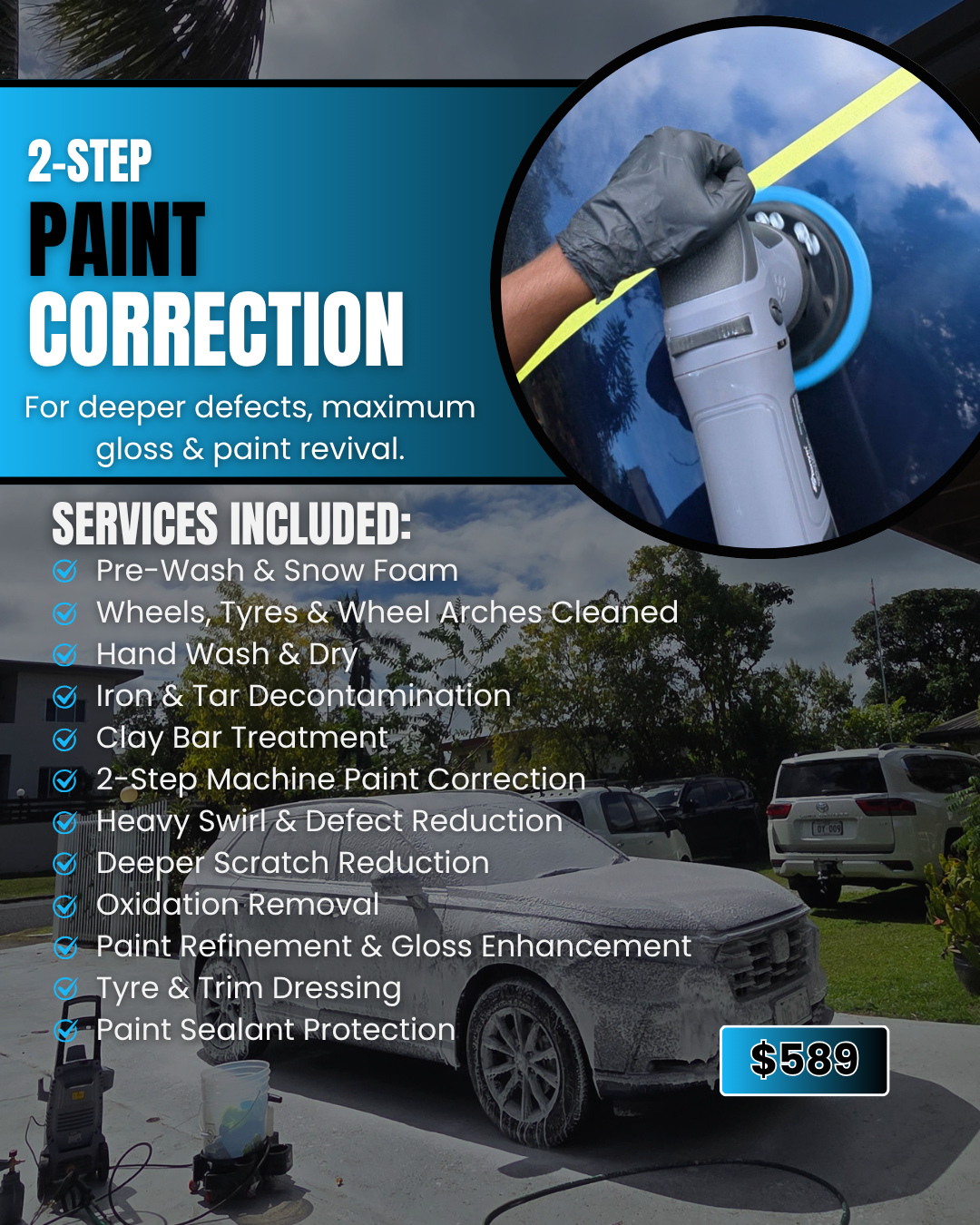2-Step Paint Correction in Suva, Fiji